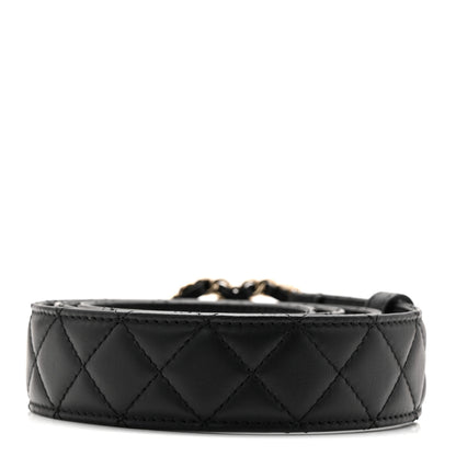 Chanel Calfskin Quilted CC Chain Belt 90 36 Black 2 of 6