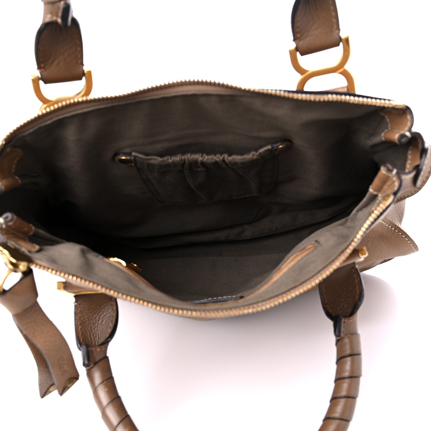 Calfskin Medium Marcie Satchel Nut