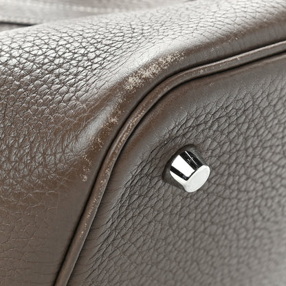 Hermes Taurillon Clemence Picotin Lock 22 MM Etoupe 9 of 12