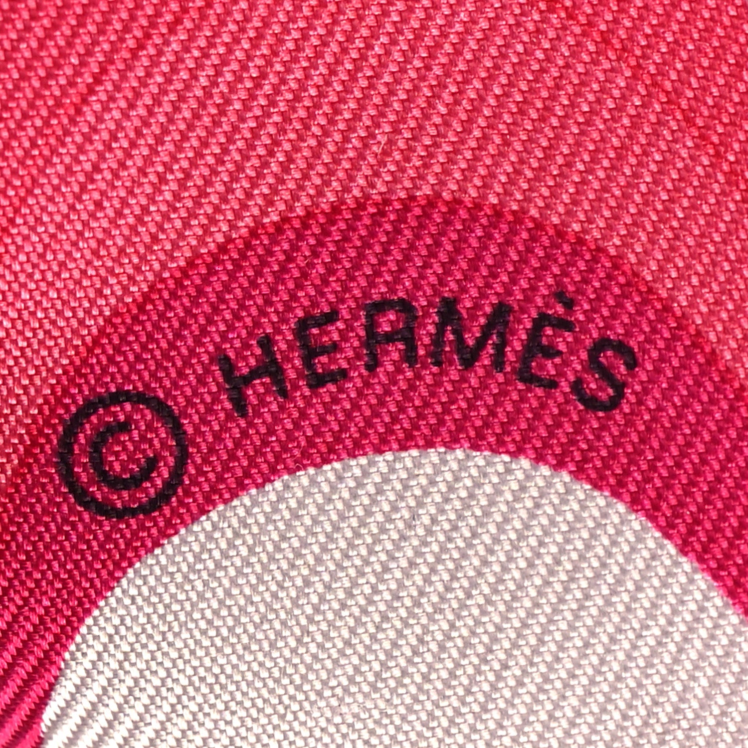 Hermes Silk Brides De Gala Shadow Twilly Rose Blanc Fuchsia 4 of 4