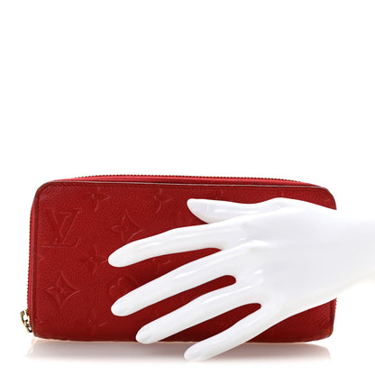 Louis Vuitton Empreinte Zippy Wallet Cherry 2 of 10