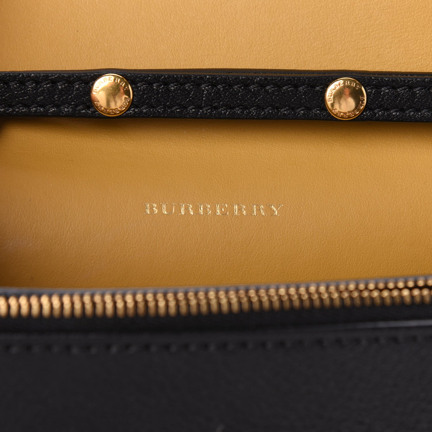 Burberry Goatskin Mini Hayes D-Ring Crossbody Bag Black 8 of 8