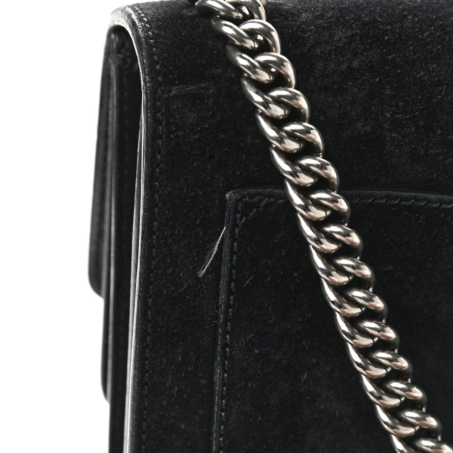 Suede Medium Dionysus Shoulder Bag Black