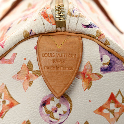 Louis Vuitton Watercolor Aquarelle Speedy 35 White 7 of 14