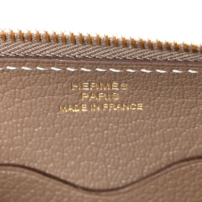 Hermes Evercolor Chaine d'Ancre Zipengo Pochette To Go Etoupe 6 of 11