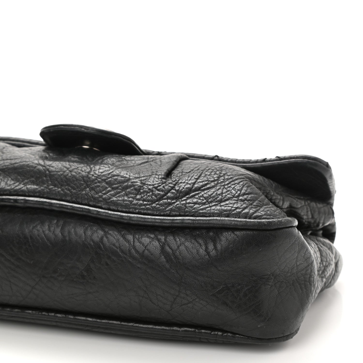 Chanel Distressed Lambskin Lady Braid Flap Black 10 of 10