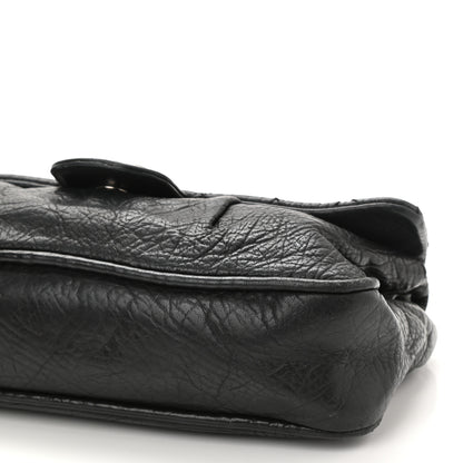 Chanel Distressed Lambskin Lady Braid Flap Black 10 of 10