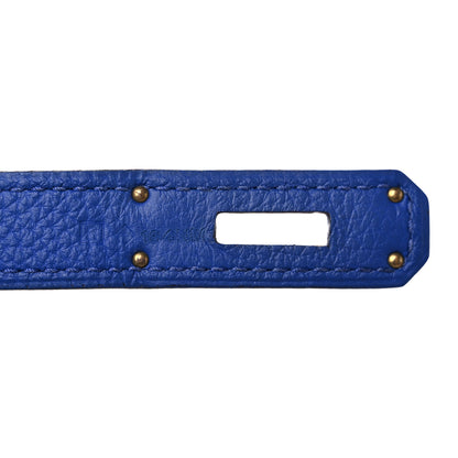Hermes Togo Birkin 35 Bleu Electrique 7 of 15