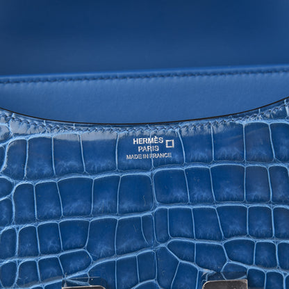 Hermes Shiny Alligator Constance 18 Mykonos 7 of 18