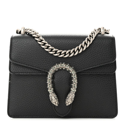 Gucci Calfskin Mini Dionysus Shoulder Bag Black 1 of 11
