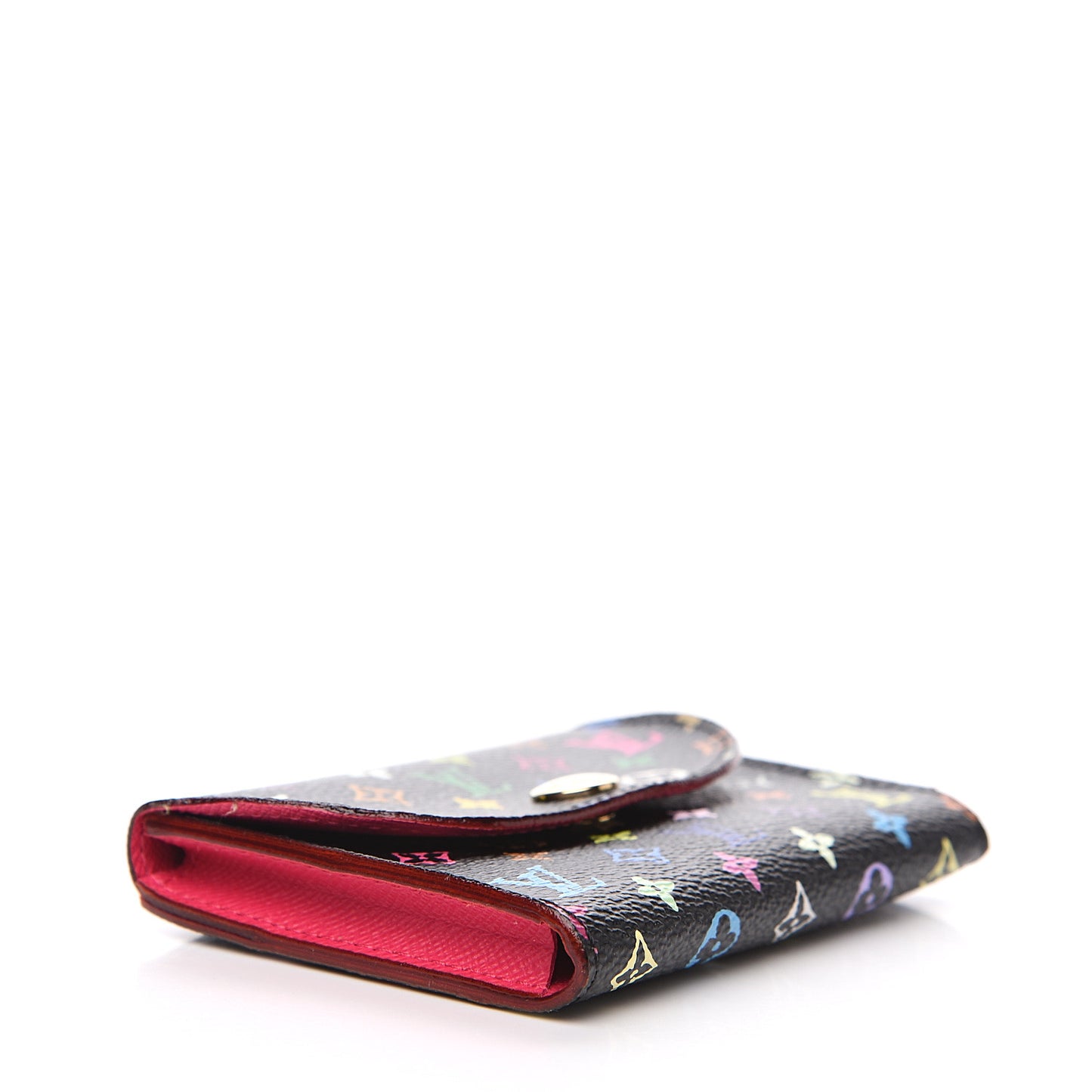 Monogram Multicolor Business Card Holder Black Grenade