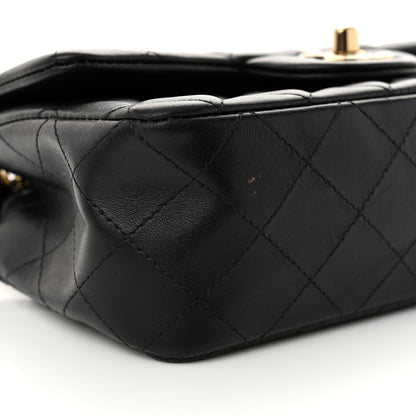 Chanel Lambskin Quilted Mini Rectangular Flap Black 9 of 13