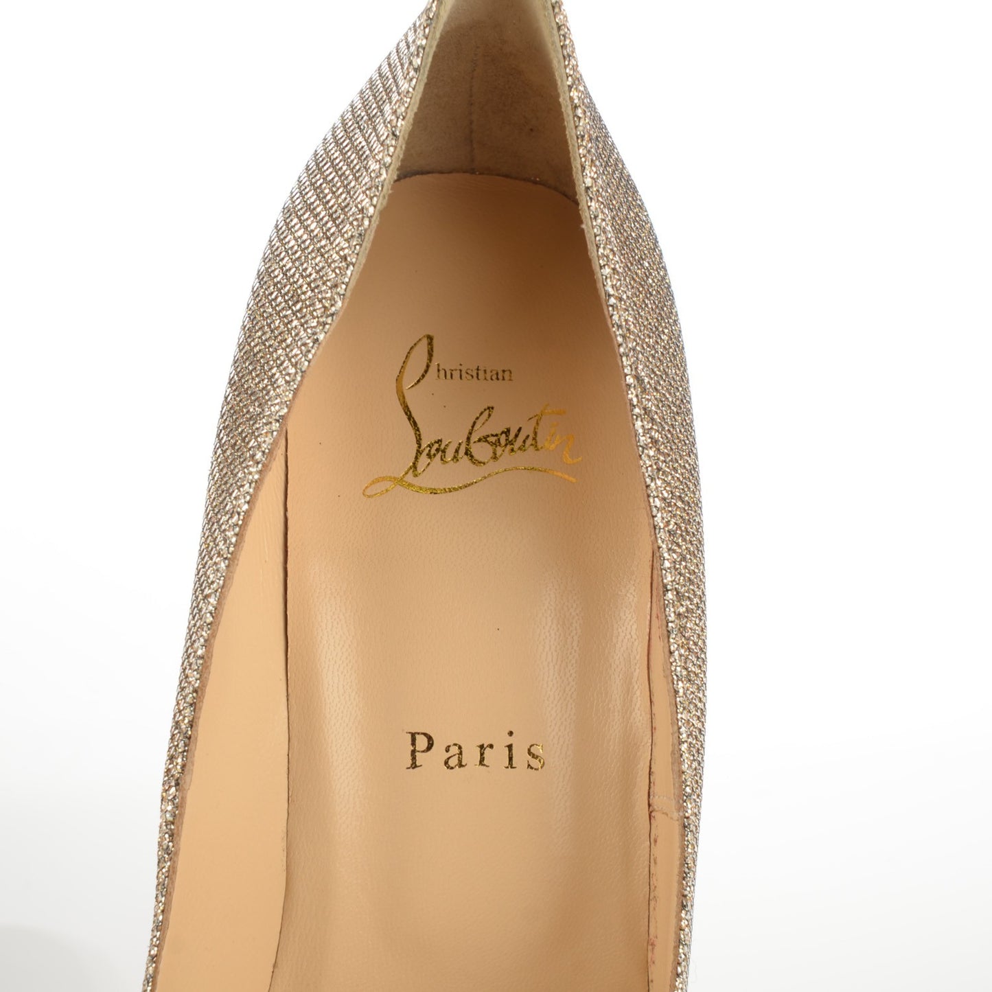 Glitter Fabric Altareva 160 Pumps 40 Gold