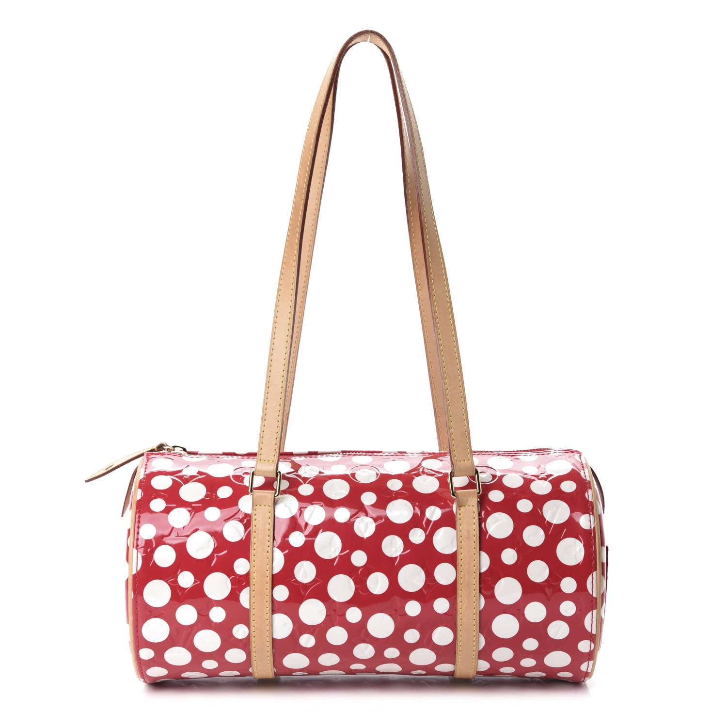 Louis Vuitton Vernis Kusama Infinity Dots Papillon 30 Red 1 of 10