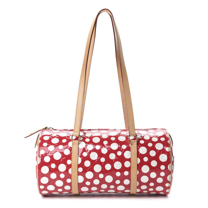 Louis Vuitton Vernis Kusama Infinity Dots Papillon 30 Red 1 of 10