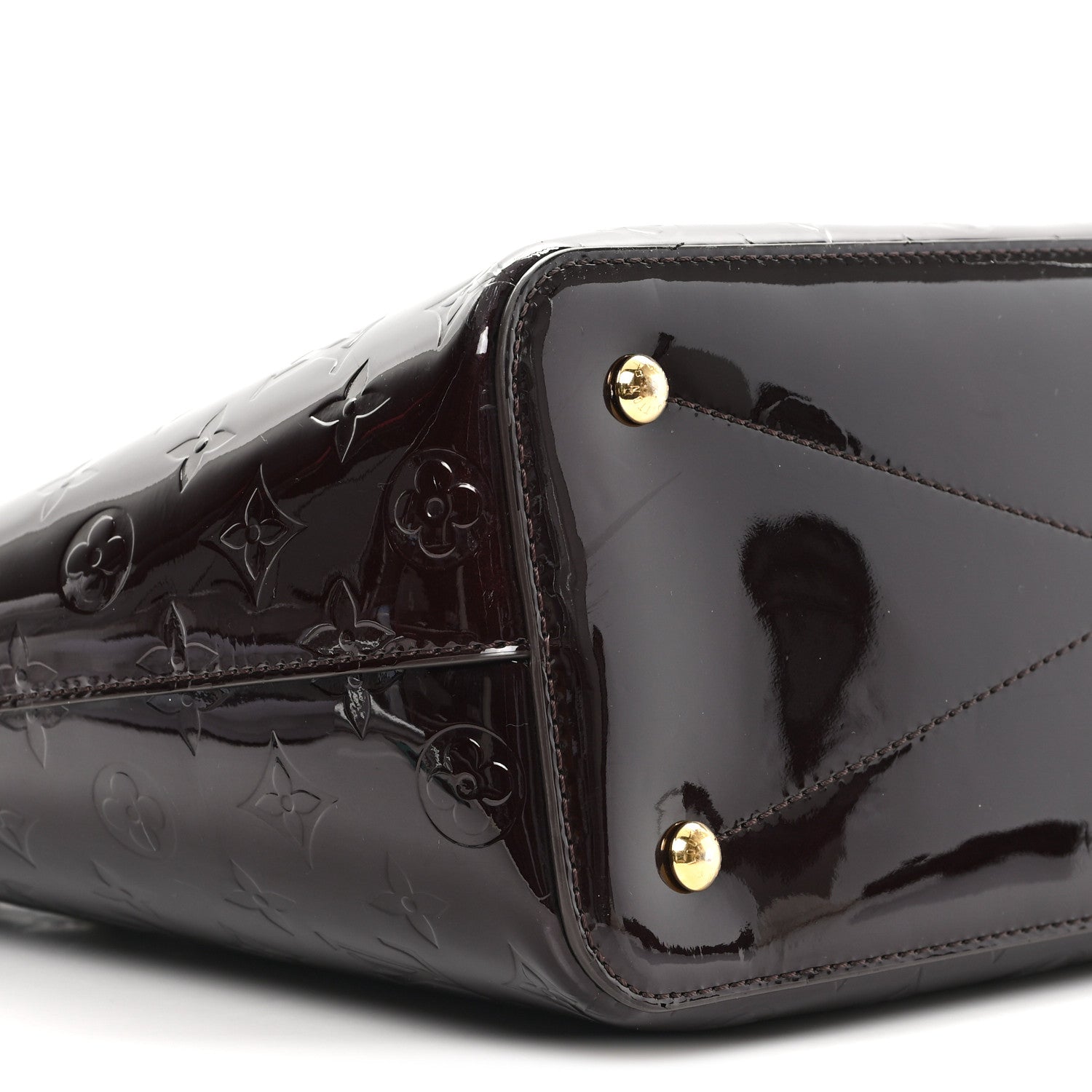 Louis Vuitton Vernis Long Beach MM  Amarante 8 of 10