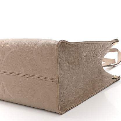 Louis Vuitton Empreinte Monogram Giant Onthego MM Tourterelle 9 of 9