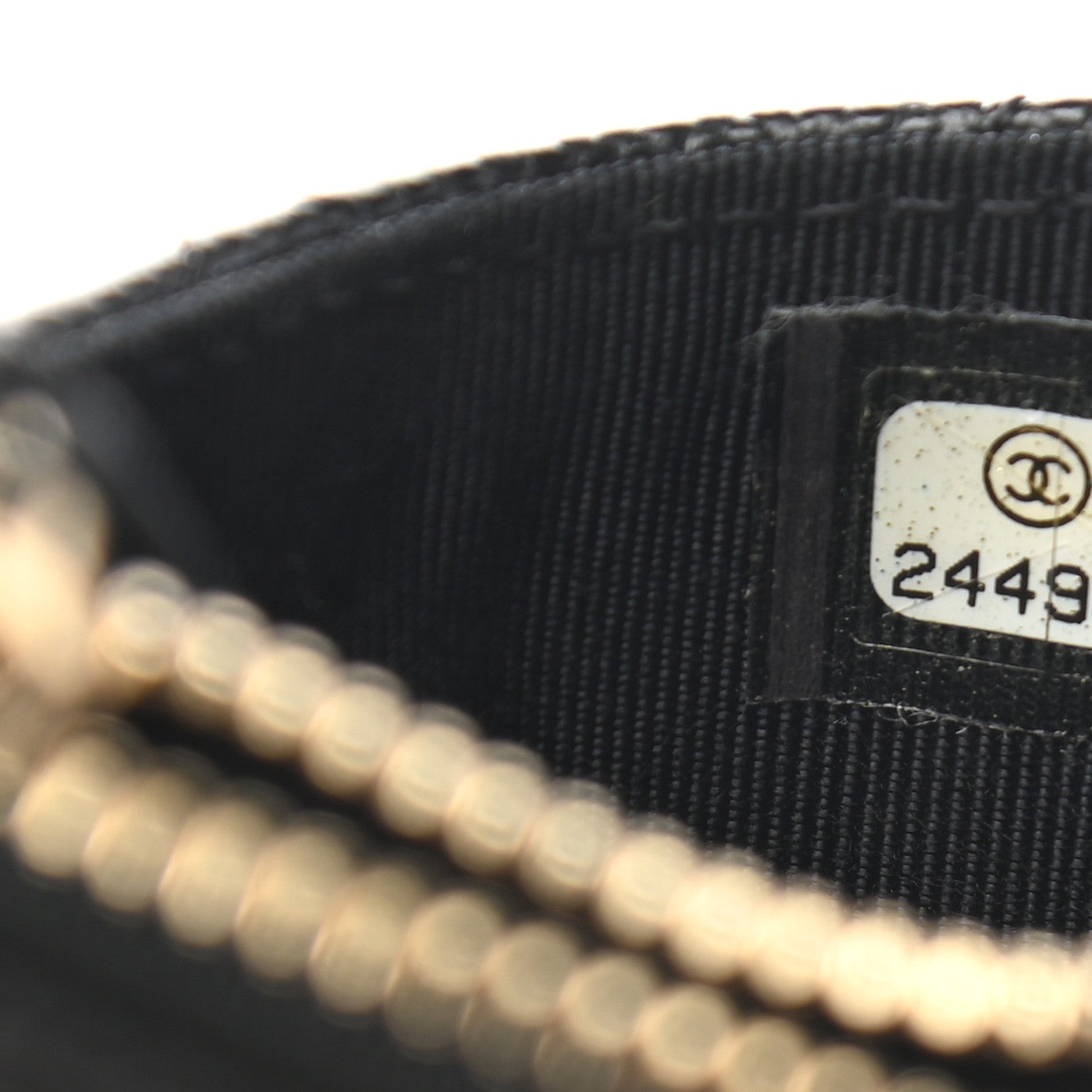 Chanel Caviar Quilted CC Zip Card Holder Black 8 of 8