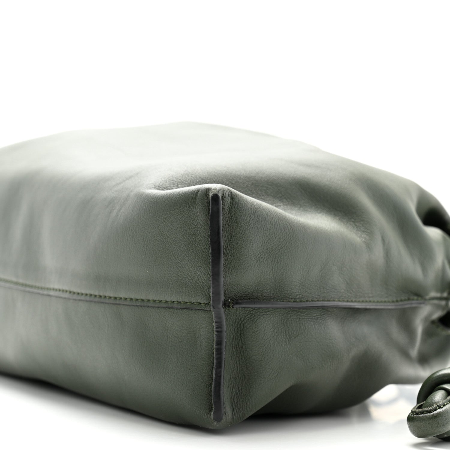 Loewe Nappa Flamenco Knot Clutch Vintage Khaki 8 of 10