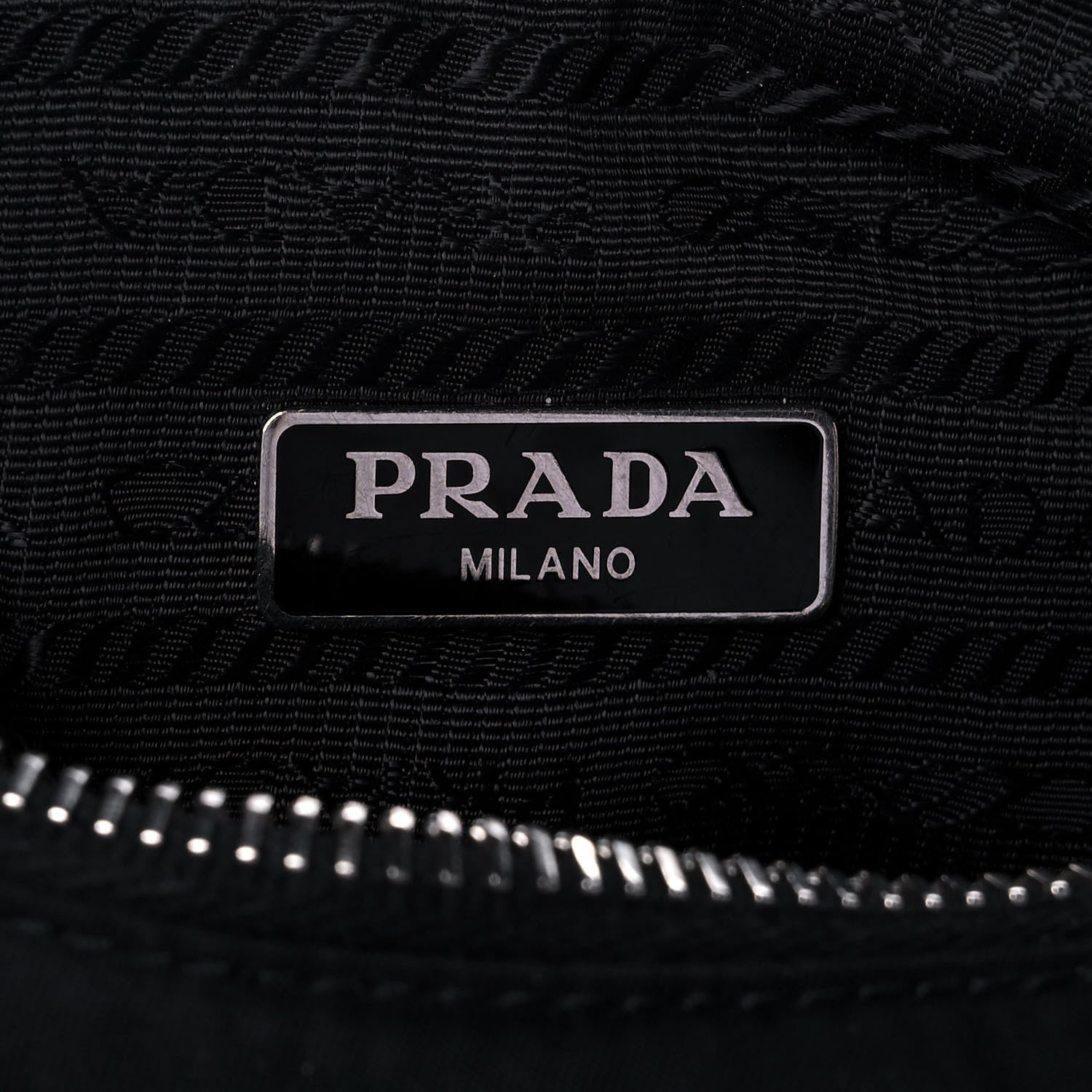 Prada Nylon Re-Edition 2005 Shoulder Bag Black 7 of 13