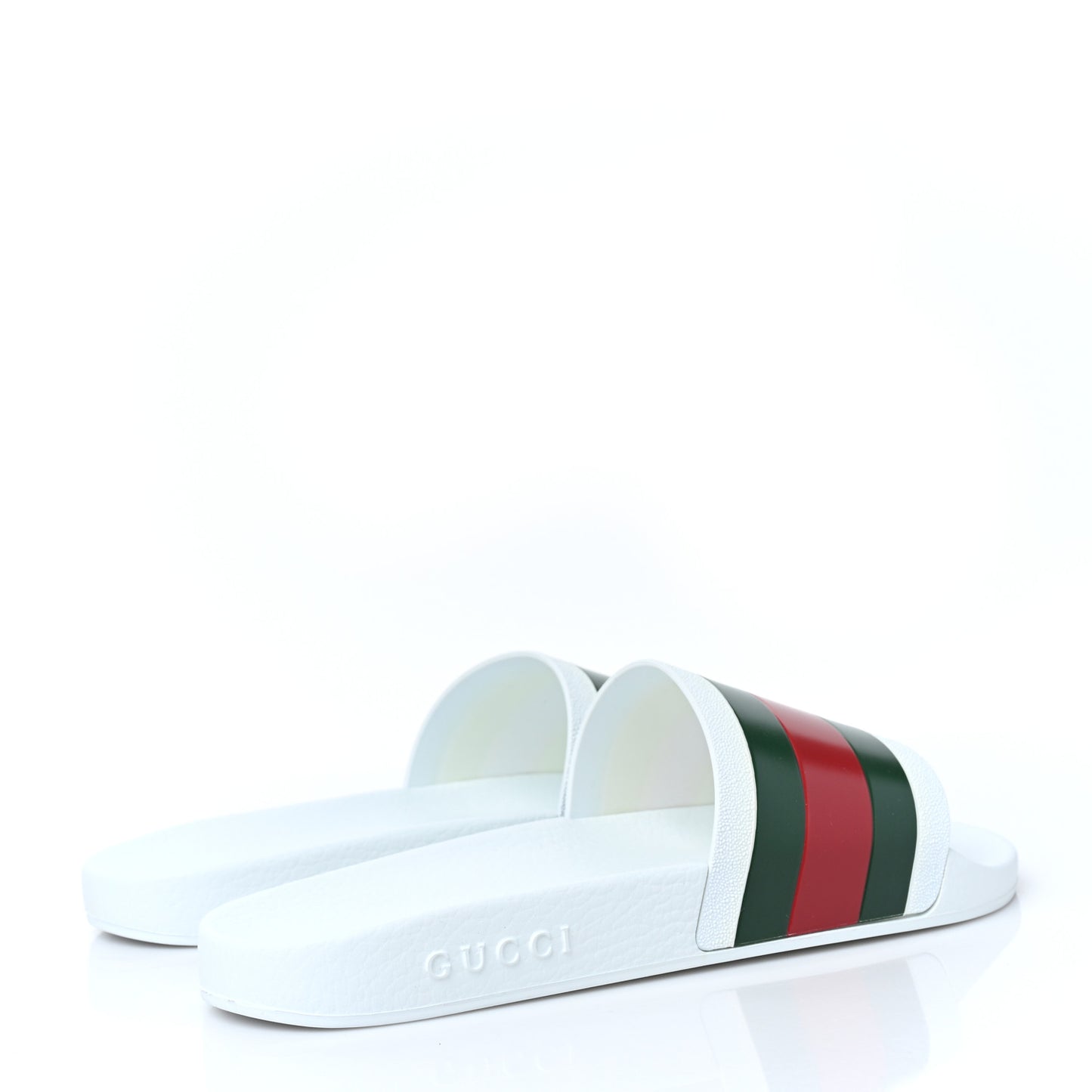 Rubber Web Mens Pool Slide Sandals 11 Great White