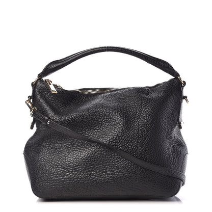 Burberry Heritage Grain Small Ledbury Hobo Black 1 of 12