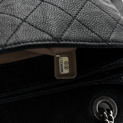 Chanel Caviar Quilted Medium Simply CC Flap Black 10 of 12