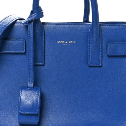 Saint Laurent Calfskin Nano Sac De Jour Royal Blue 7 of 10