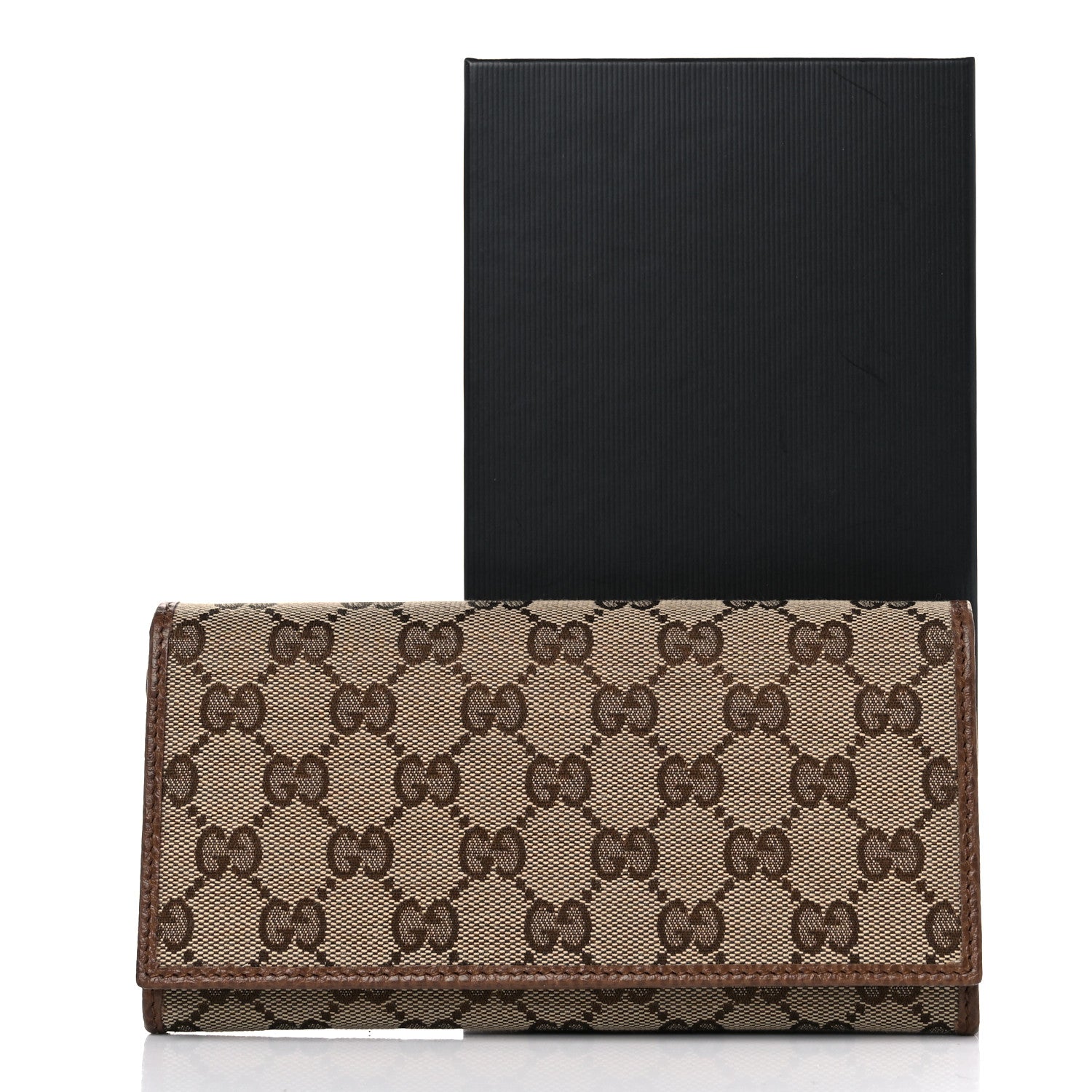 Gucci Monogram Continental Flap Wallet Brown 8 of 8