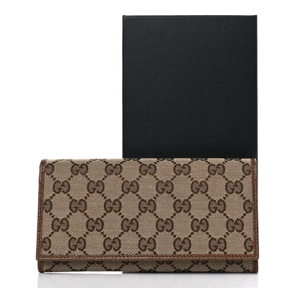 Gucci Monogram Continental Flap Wallet Brown 8 of 8