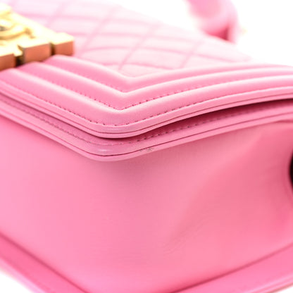 Chanel Calfskin Quilted Small Boy Flap Pink 12 of 19