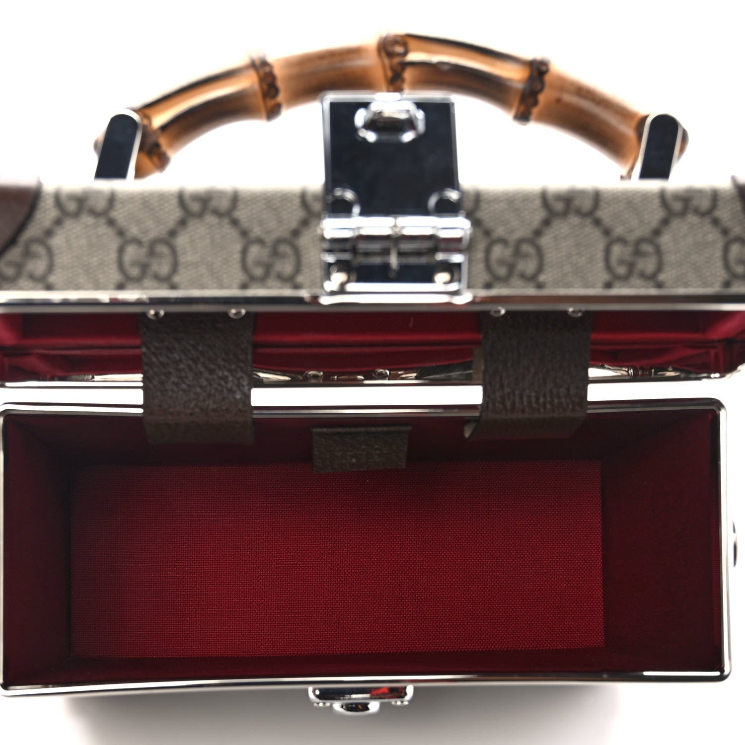 Gucci GG Supreme Monogram Globe-Trotter Beauty Case Brown 5 of 10