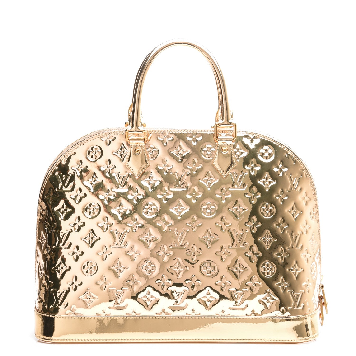 Louis Vuitton Monogram Miroir Alma MM Gold 1 of 6