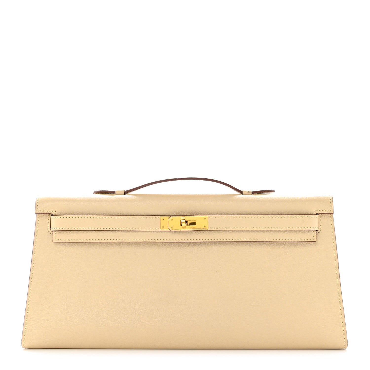 Hermes Swift Kelly Longue Clutch Pochette Parchemin 1 of 7