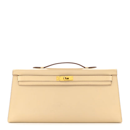 Hermes Swift Kelly Longue Clutch Pochette Parchemin 1 of 7