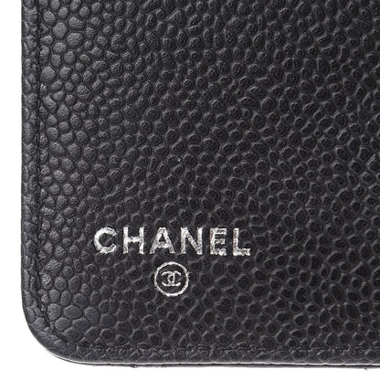Chanel Caviar Quilted Medium Agenda Cover Black 6 of 9