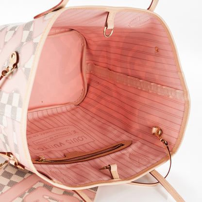 Louis Vuitton Damier Azur Tahitienne Neverfull MM 5 of 7