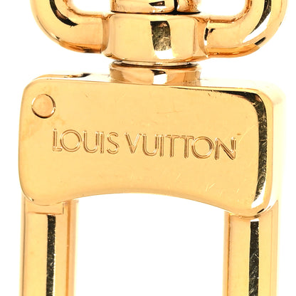 Louis Vuitton Brass Monogram Blooming Flowers Bag Charm Key Holder Rose Ballerine 3 of 5