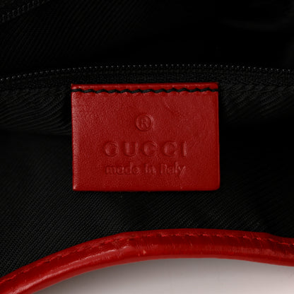 Gucci Monogram Jackie O Hobo Beige Blue Red 6 of 14