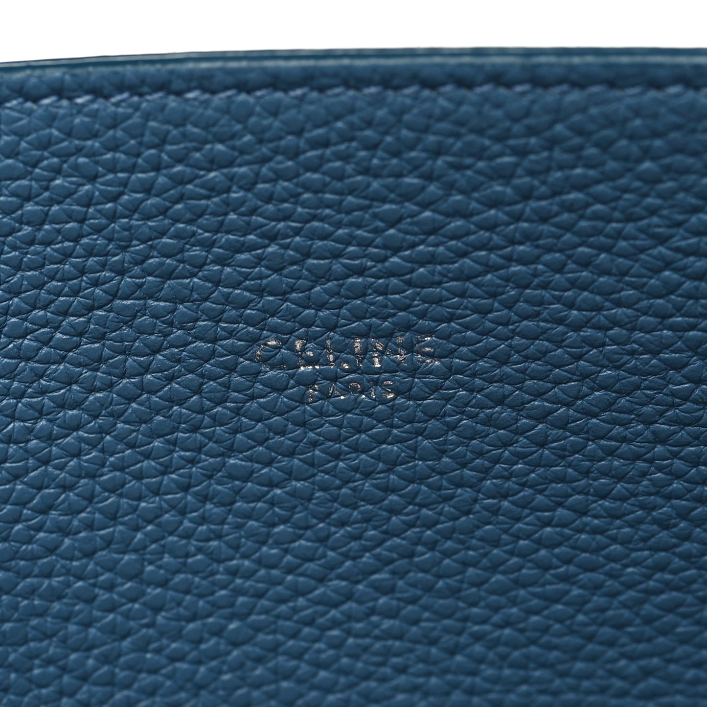 Soft Grained Calfskin Small Belt Cabas Phantom Blue