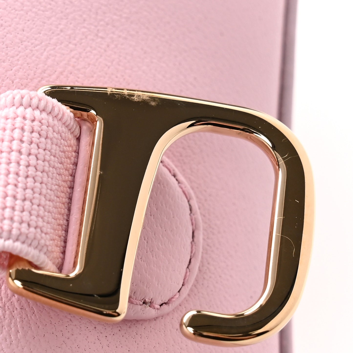 Lambskin Mary Jane Flats 37.5 Light Pink