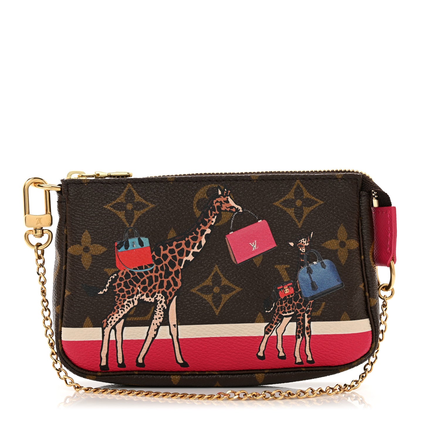 Monogram 2017 Christmas Animation Mini Pochette Accessories