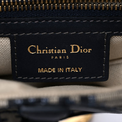Christian Dior Oblique Saddle Bag Blue 6 of 11