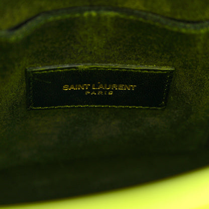 Saint Laurent Calfskin Nano Sac De Jour Neon Yellow 6 of 22