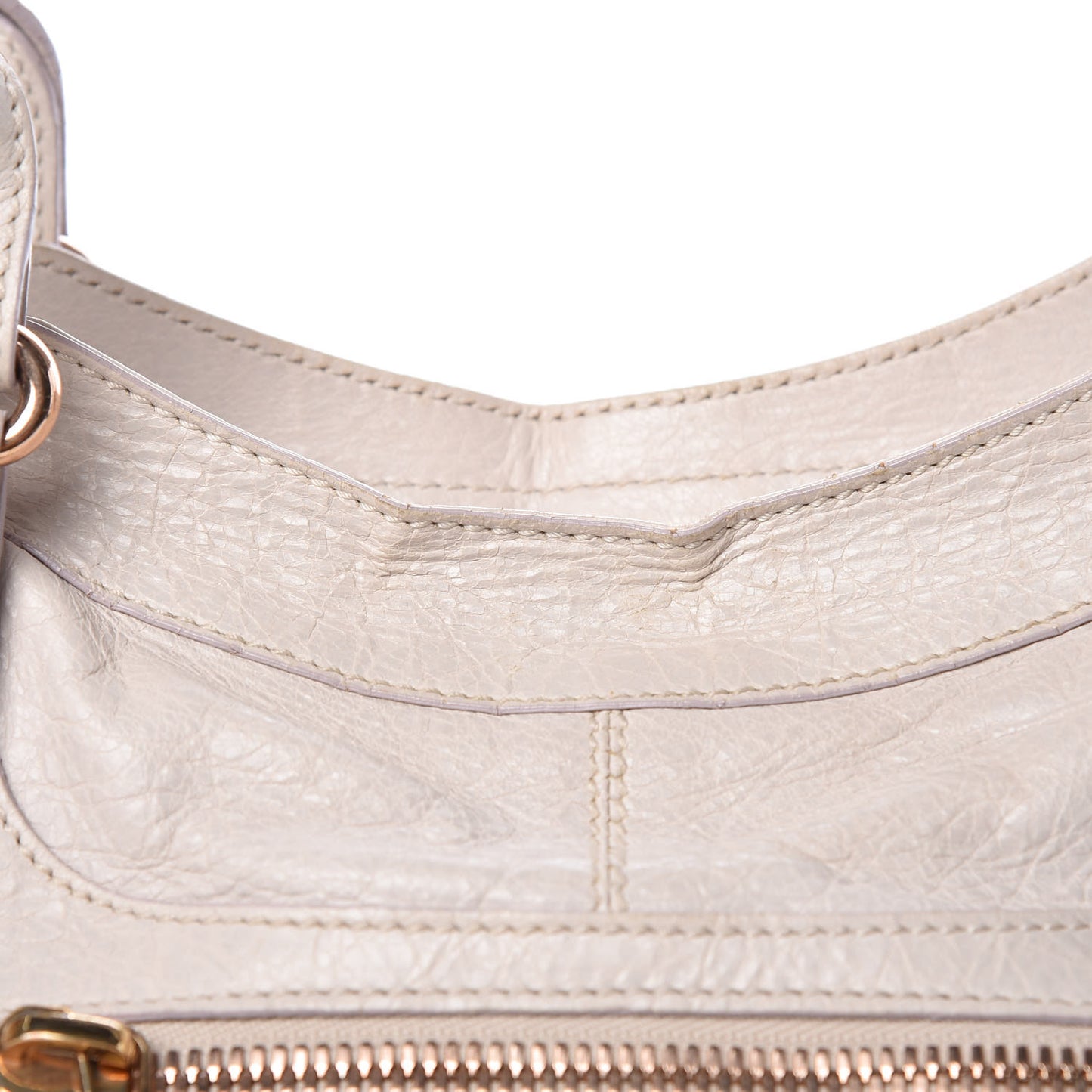 Agneau Giant 21 Rose Gold Hardware Part Time Nacre