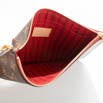 Louis Vuitton Monogram Neverfull MM GM Pochette Cherry 5 of 7