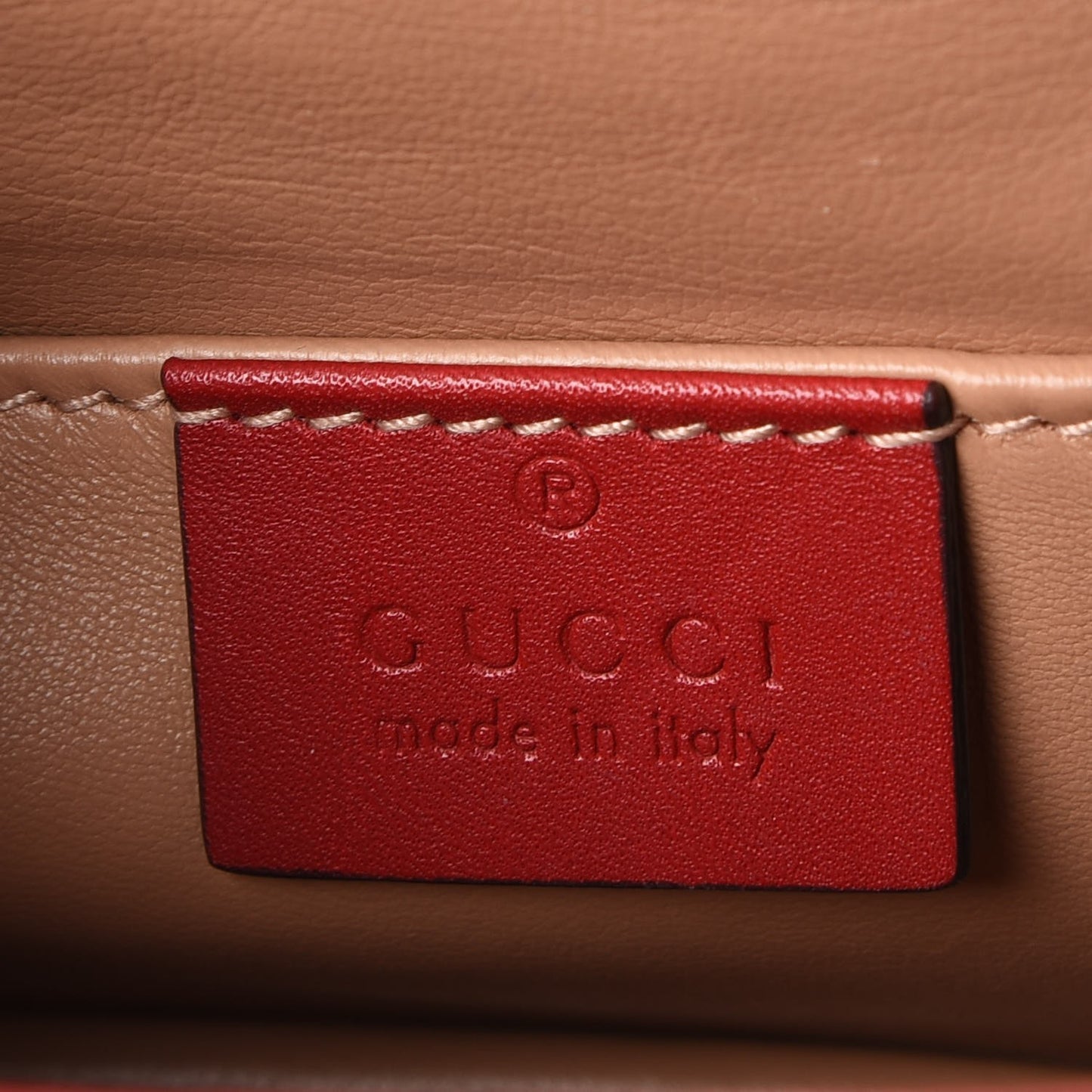 Nappa Pearl Studded Mini Queen Margaret Broadway Shoulder Bag Hibiscus Red