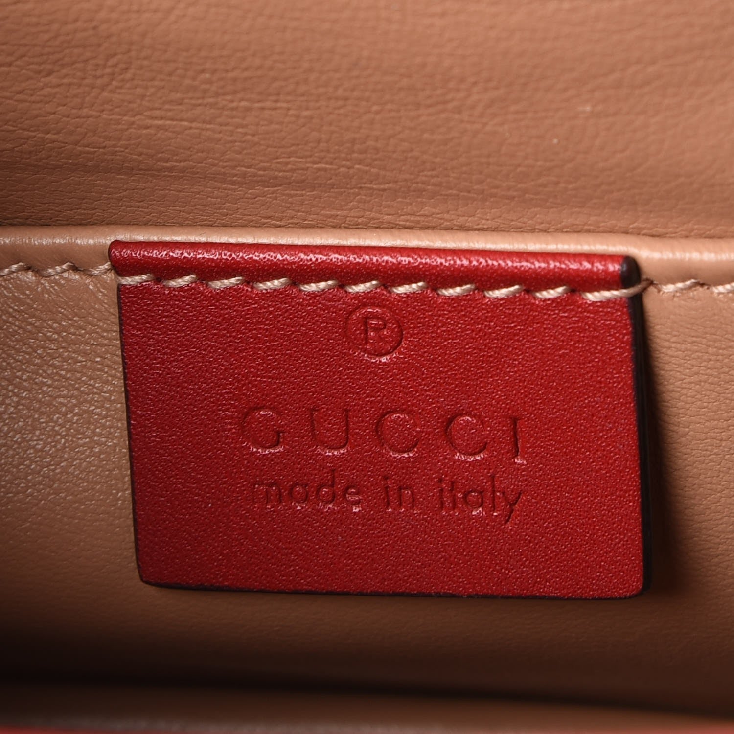 Gucci Nappa Pearl Studded Mini Queen Margaret Broadway Shoulder Bag Hibiscus Red 6 of 9