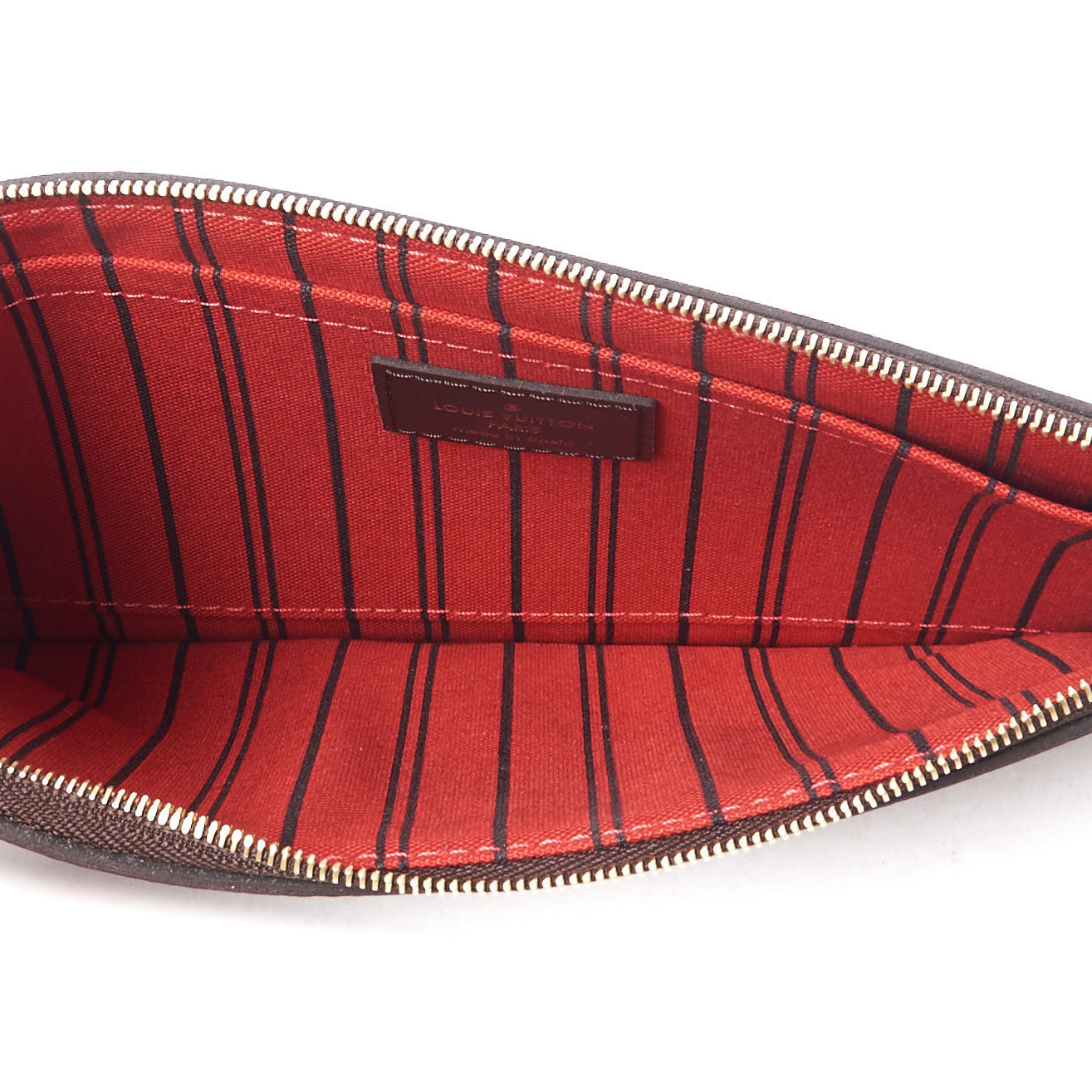 Louis Vuitton Damier Ebene Neverfull MM GM Pochette 4 of 8