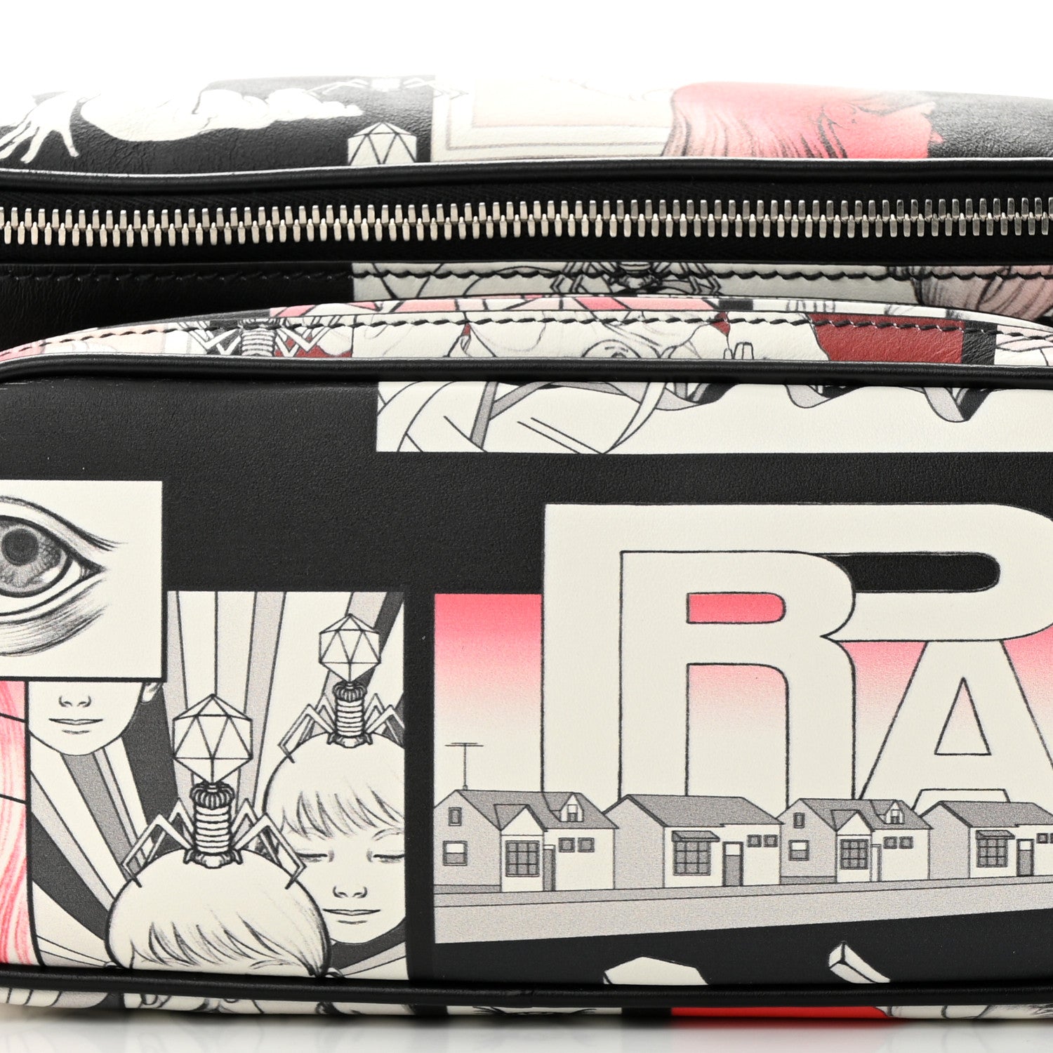 Prada X JAMES JEAN Vitello DNA Flat Belt Bag Black 8 of 13